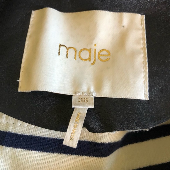 Excellent Condition 💯 black leather Moto Jacket - Picture 4 of 15